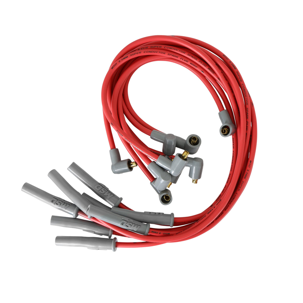 MSD 31389 Super Conductor Spark Plug Wire Set for Ford 351C-400, Socket