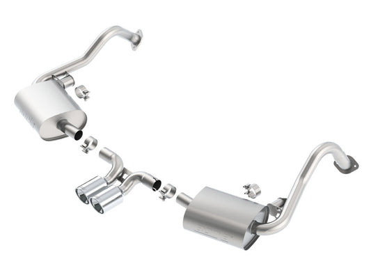 Borla 140534 14-15 Porsche Cayman/Boxster (981) RWD 2Dr Dual Center Rear Exit Catback 4in Tip Exhaust Sys - #140534