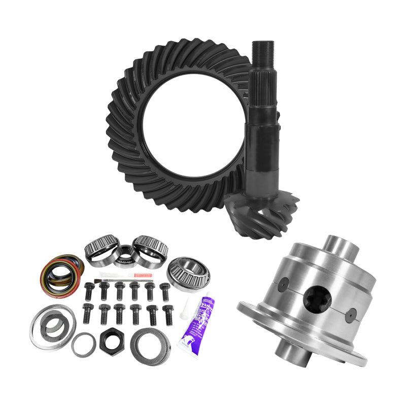 Yukon Gear & Axle YGK2178 11.25in Dana 80 3.54 Rear Ring & Pinion Install Kit 35 Spline Positraction 4.375in BRG