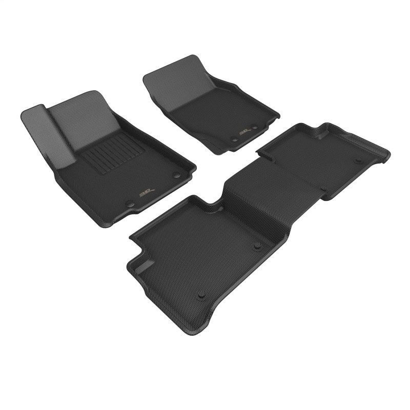 3D MAXpider Kagu Front & Rear Floor Mats for 2022-2025 Jeep Grand Cherokee/Grand Cherokee 4xe