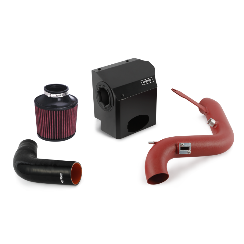 Mishimoto 14-15 Ford Fiesta ST 1.6L Performance Air Intake Kit - Wrinkle Red - #MMAI-FIST-14WRD