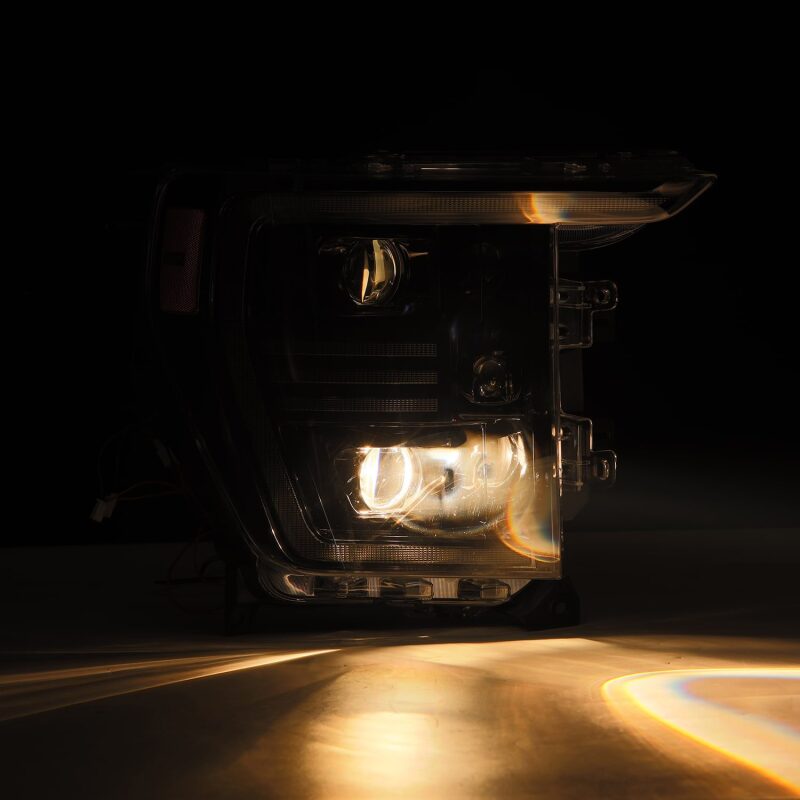 AlphaRex 880294 21-22 Ford F150 PRO-Series Projector headlights Alpha-Black w/Activation Light/Sequential Signal