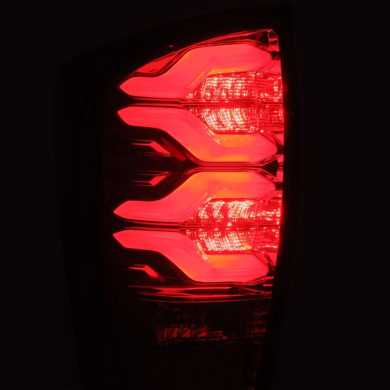 AlphaRex 680010 16-20 Toyota Tacoma PRO-Series LED Tail Lights Jet Black
