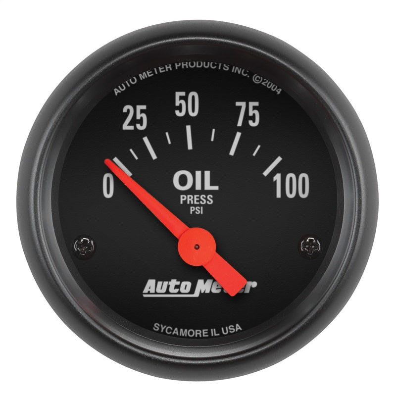 AutoMeter 2634 Z-Series 52mm 0-100PSI Oil Pressure Gauge