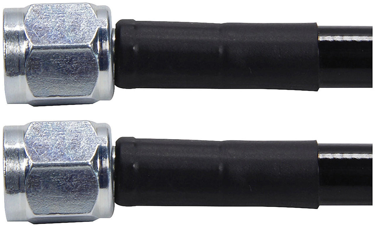 Allstar Performance Coated Line #4STR to STR Steel Ends 40in ALL48440-40