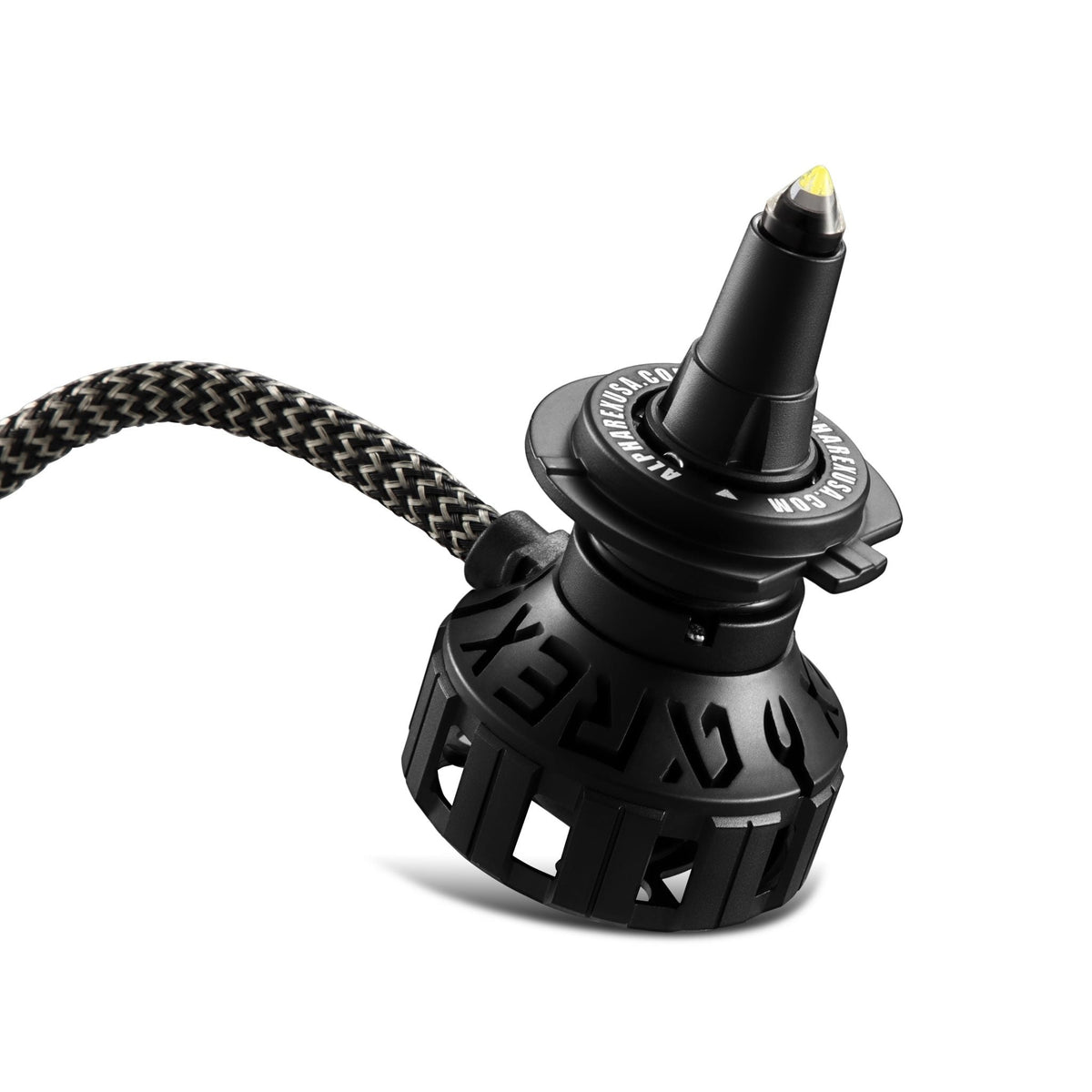 AlphaRex 110003 Black Ammo Panoramic LED Light Bulbs - 9006