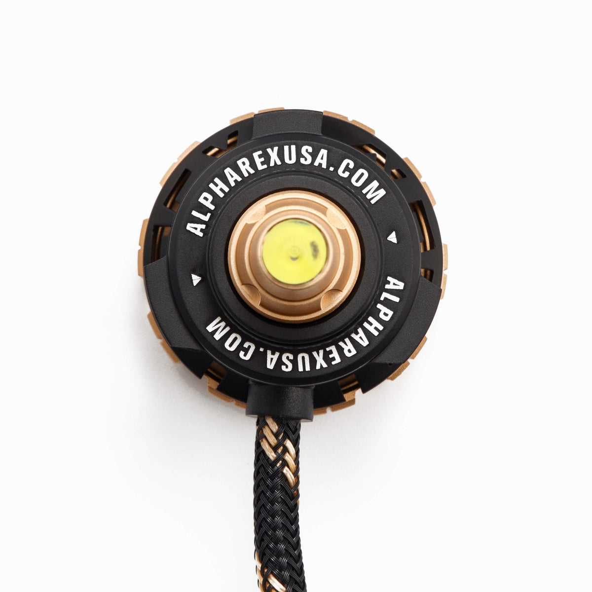 AlphaRex 110004 Gold Ammo Panoramic LED Light Bulbs - 9006