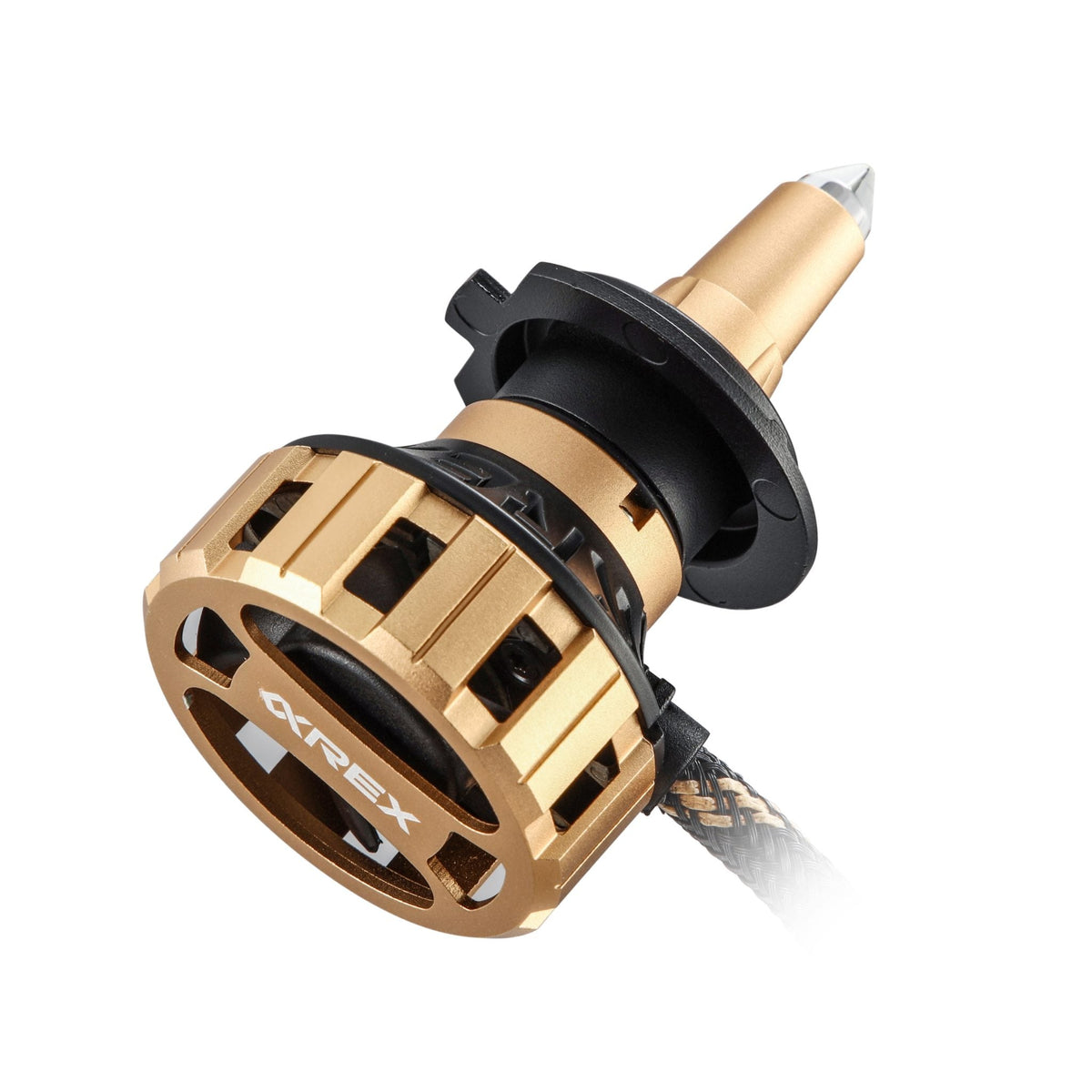 AlphaRex 110012 Gold Ammo Panoramic LED Light Bulbs - H11