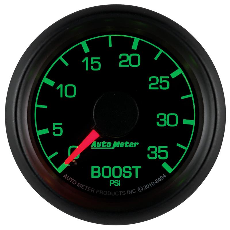 AutoMeter 8404 Factory Match 52.4mm Mechanical 0-35 PSI Boost Gauge for Ford