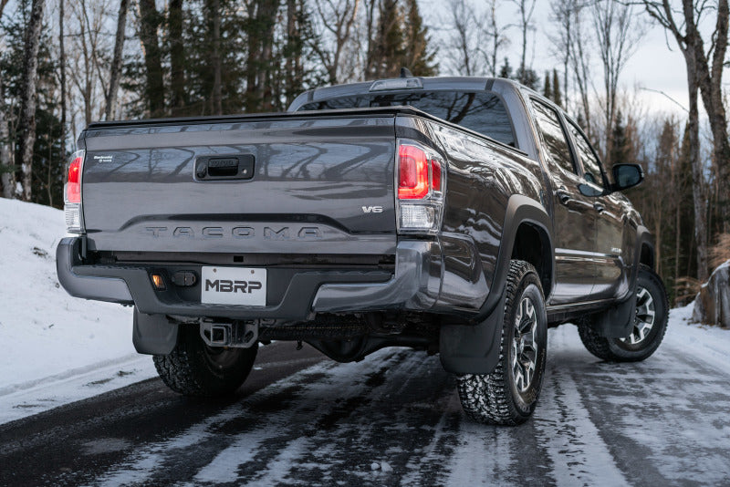 MBRP 2016 Toyota Tacoma 3.5L Cat Back Turn Down Style AL Exhaust