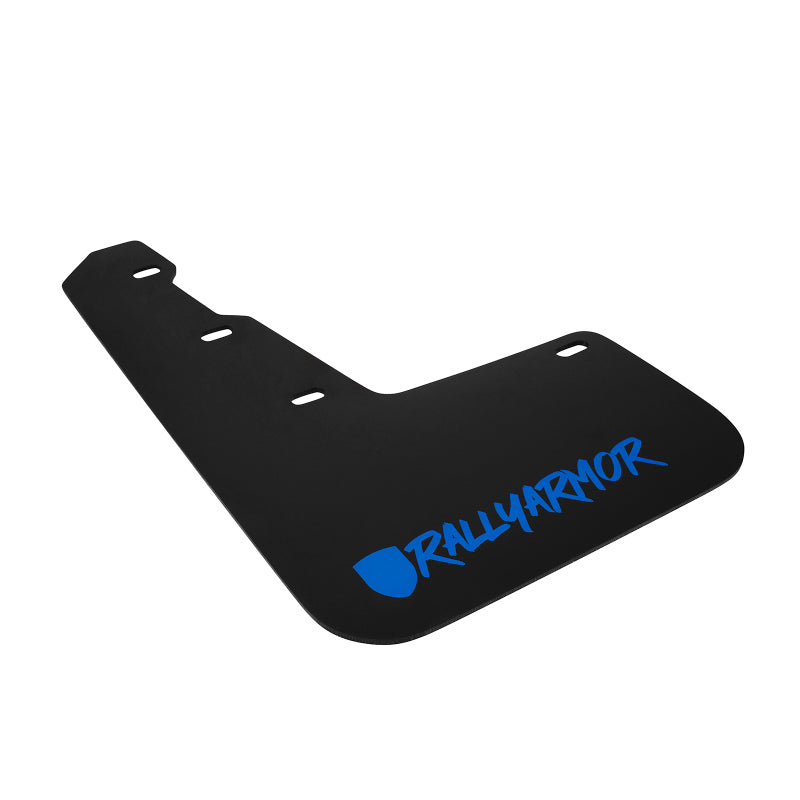 Rally Armor UR Mud Flaps - 2015-2021 Subaru WRX / WRX STI - Black/Blue Logo - #MF32-UR-BLK/BL-X