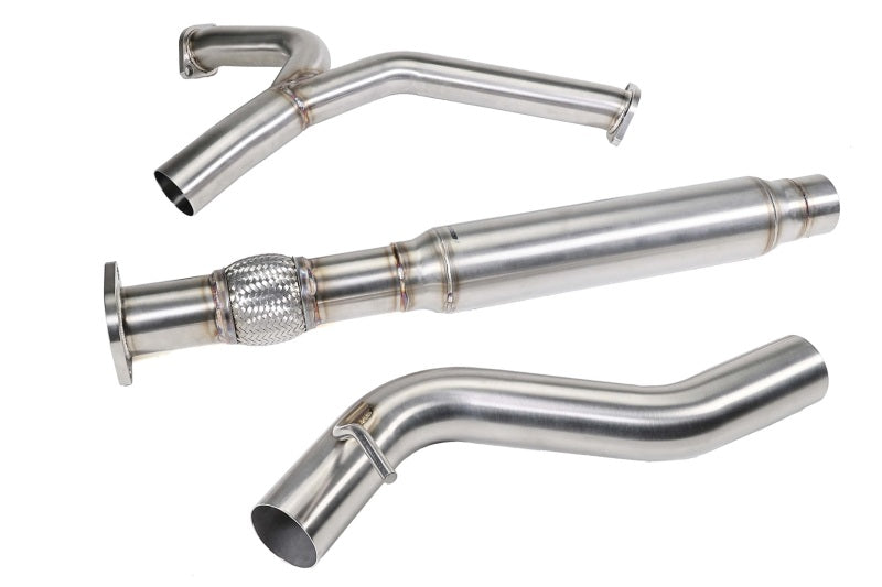 PERRIN 22-26 Subaru WRX Stainless Steel Midpipe w/Resonator 3in. (Fits OEM/Aftermarket Mufflers)
