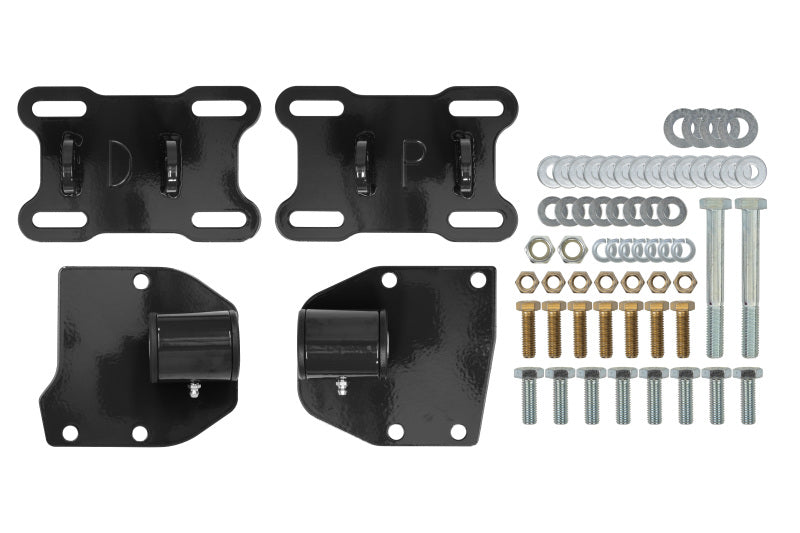 UMI Performance 4008-B LSX Motor Mounts Black for 1968-1972 GM A-Body