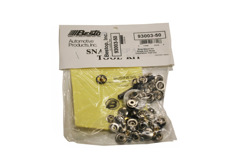 Bestop 55-83 Jeep Cj5 / 76-86 Cj7 / 87-95 Wrangler YJ Snap Repair Kit (Boxed)