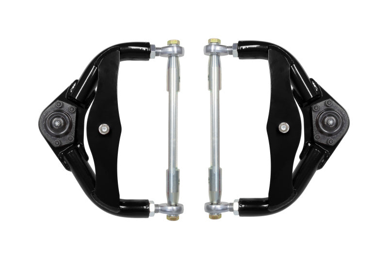 UMI Performance 3056-1-B Tubular Front Upper A-Arms Adjustable Black