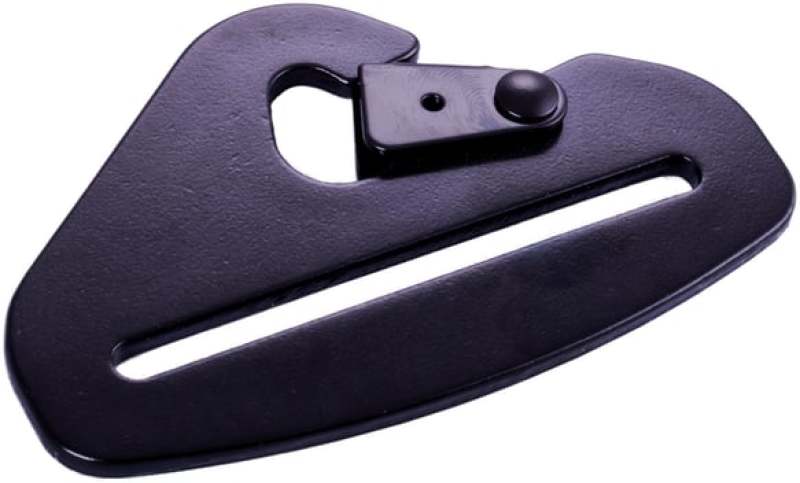 RaceQuip 700940 Snap Hook End Seat Belt Mounting Hardware / Fits 3 In. Belts / Forged Steel - Black