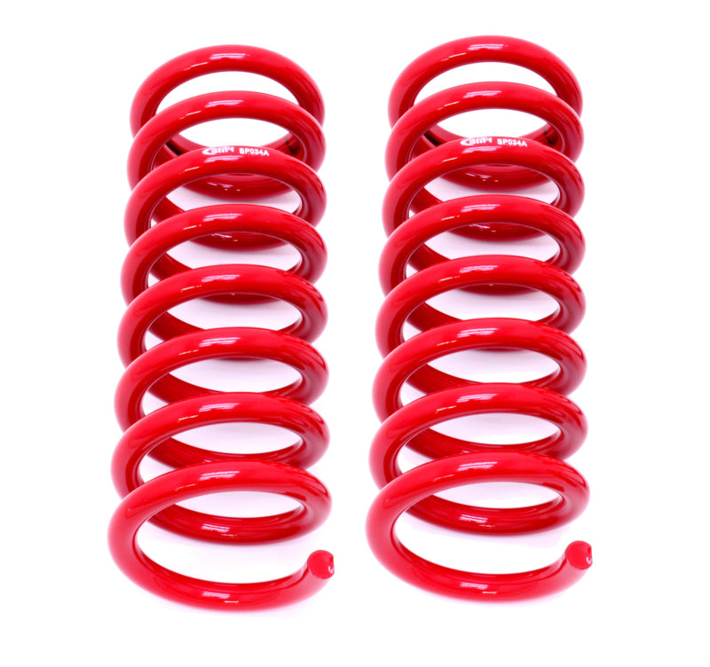 BMR 1964-1972 A-Body Front Lowering Springs (2.0in Drop) - Red