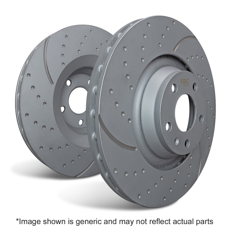 EBC 2015+ Chevrolet Colorado 2.5L GD Sport Rear Rotors GD7702