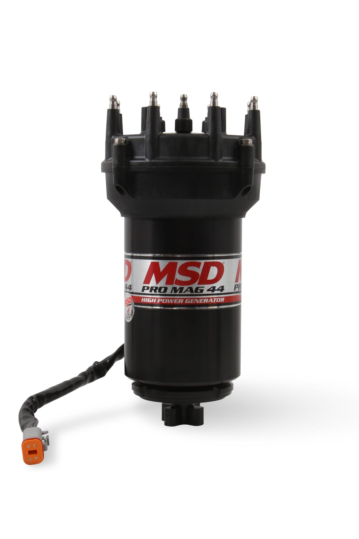 MSD 81407 Pro Mag 44 Amp Generator, CCW Rotation, Black, Pro Cap, Band Clamp