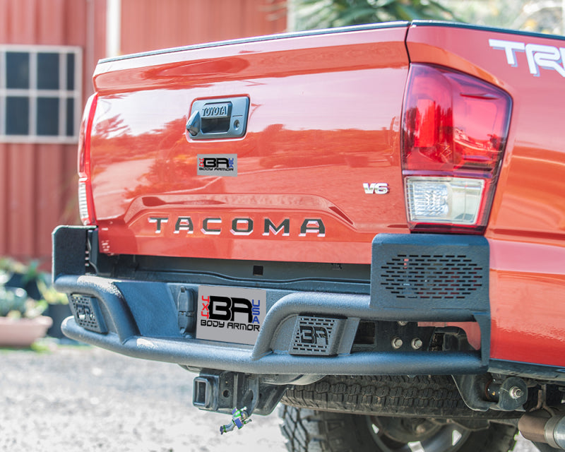 Body Armor 4x4 (TC-2962) Desert Series Rear Bumper Textured Black Desert Series Rear Bumper