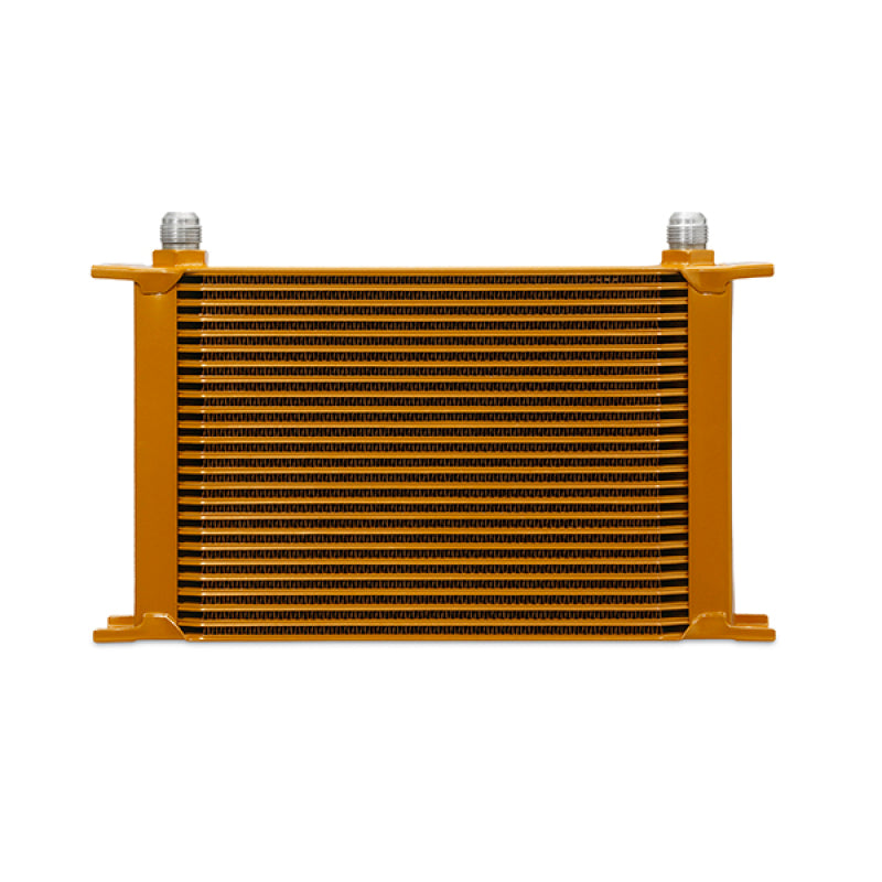 Mishimoto Universal 25-Row Oil Cooler - Gold - #MMOC-25G