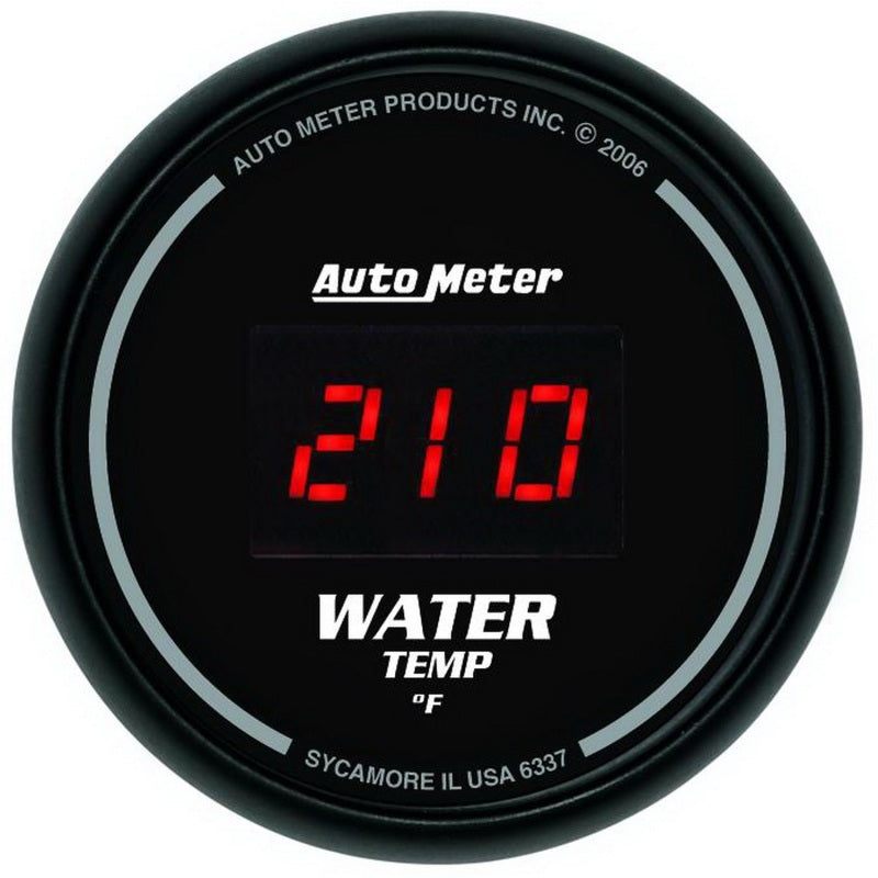 AutoMeter 6300 Sport-Comp Digital 5-Piece Gauge Kit 3-3/8in & 2-1/16in Electric Speedometer