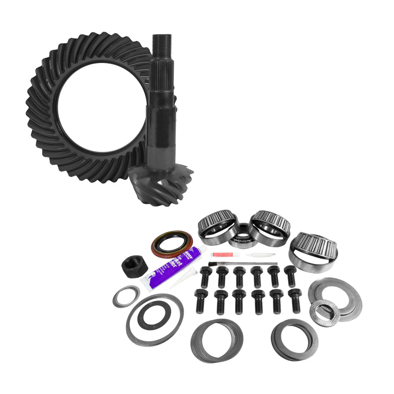 Yukon Gear & Axle YGK2159 11.25in Dana 80 Thin 3.73 Rear Ring & Pinion Install Kit 4.125in OD Bearing