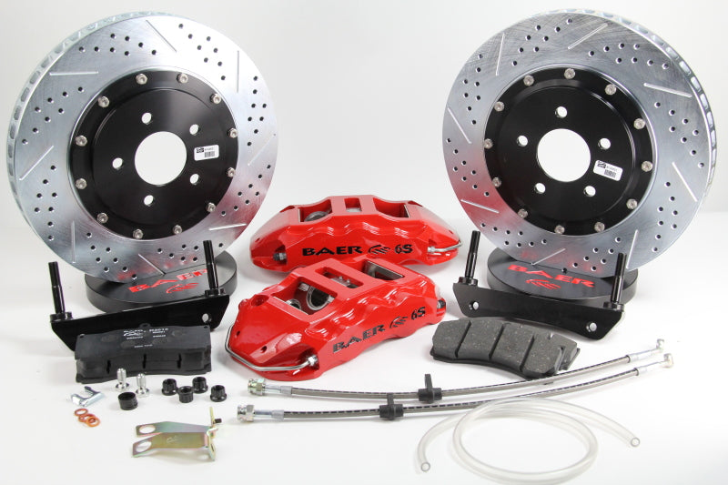 Baer Brakes 05-13 Chevrolet Corvette 14in Extreme+ Rear SDZ Brake Kit - Red