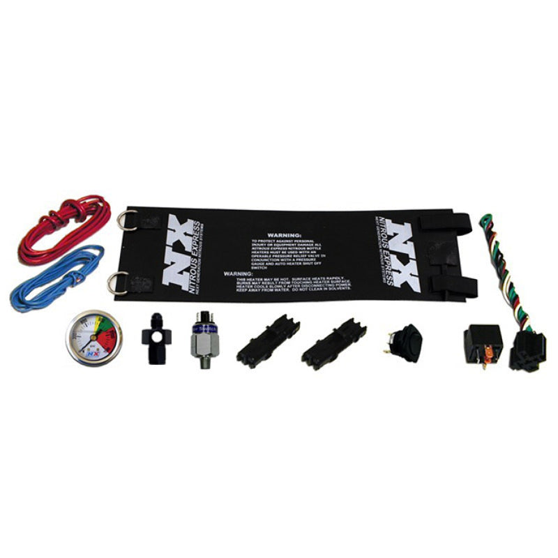 Nitrous Express Heavy Duty Fully Automatic Bottle Heater (6AN) w/Gauge 15937