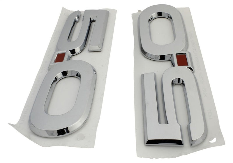 Ford Racing for 2015-2017 Ford Mustang 5.0L Fender Emblem Chrome