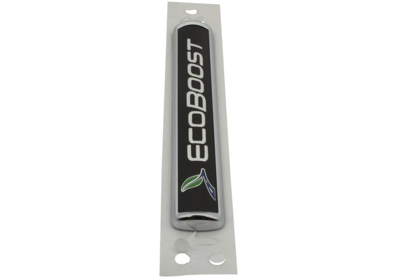 Ford Racing Black/Silver for EcoBoost Emblem 3-1/2in x 9/16in - Set of 2