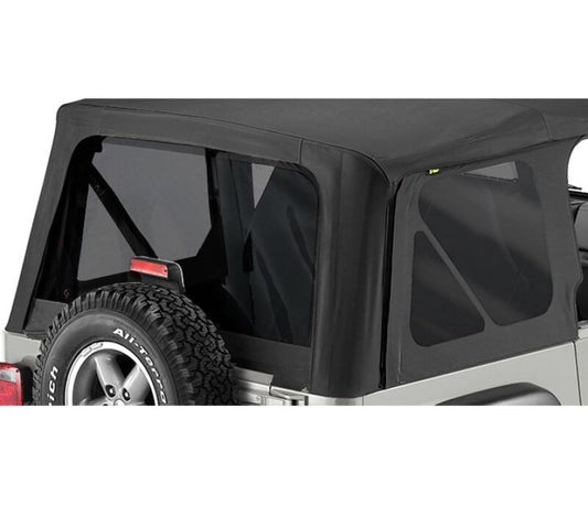 Bestop 97-02 Jeep Wrangler TJ Window Set (Black Denim)