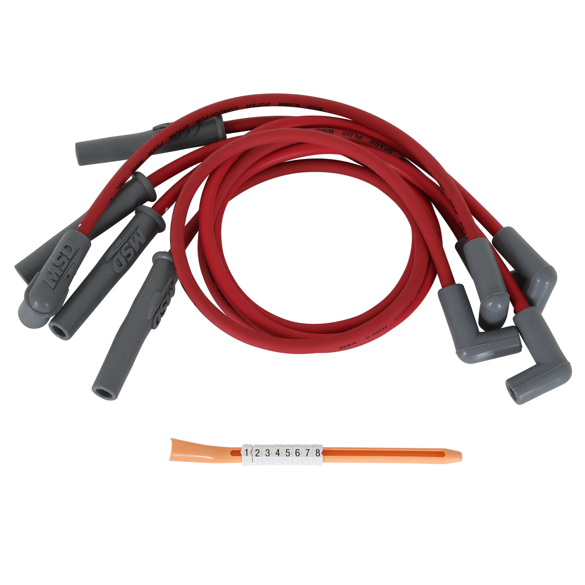 MSD 31259 Super Conductor Spark Plug Wire Set, for Ford 2300 4 Cyl.