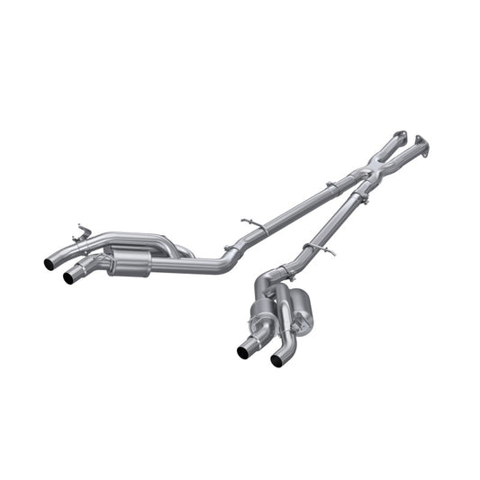 MBRP 2022 Kia Stinger 3.3L T304 Cat-Back Exhaust- Uses Factory Bezels