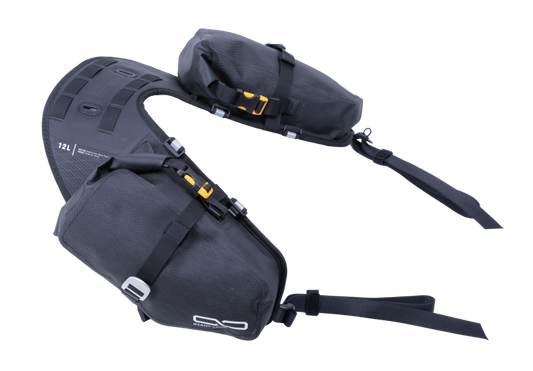 Giant Loop MSB25-RT-B MoJavi Saddlebag 12L Black Motorcycle