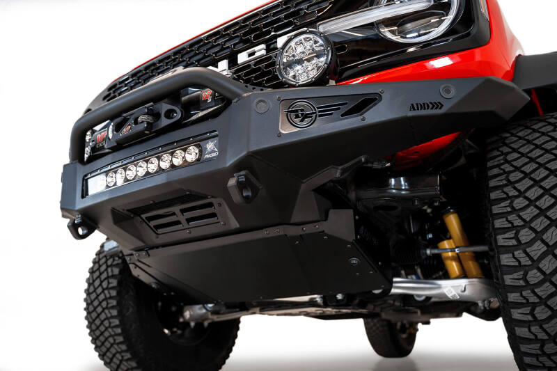 Addictive Desert Designs for 2021+ Ford Bronco Rock Fighter Front Bumper - Hammer Black
