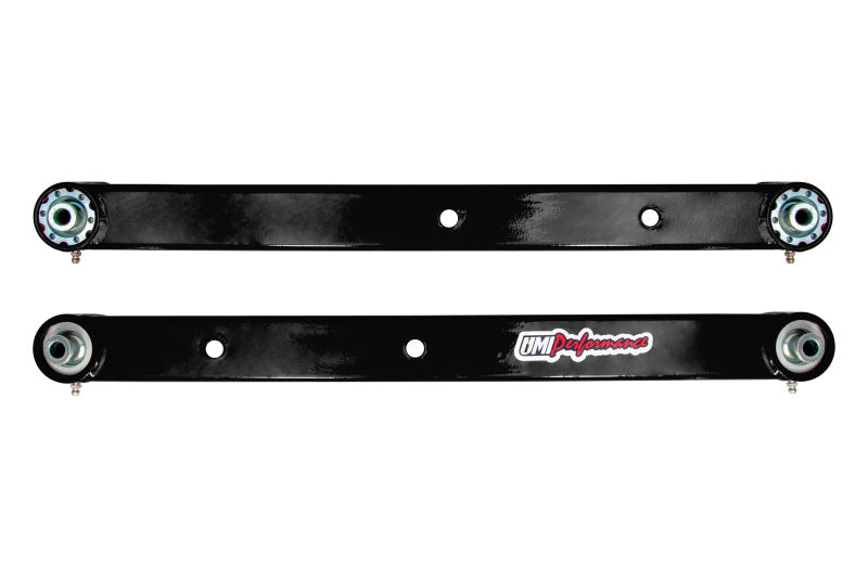 UMI Performance 4042-B Boxed Lower Control Arms with Dual Roto-Joints Black