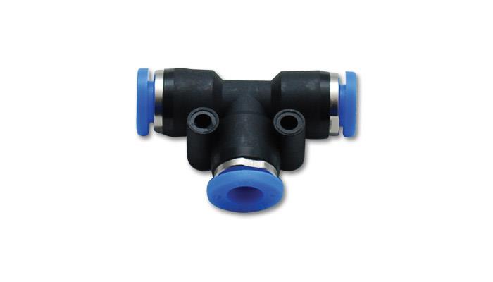 Vibrant for use with 3/8in (9.5mm) OD tubing Union inTin Pneumatic Vacuum