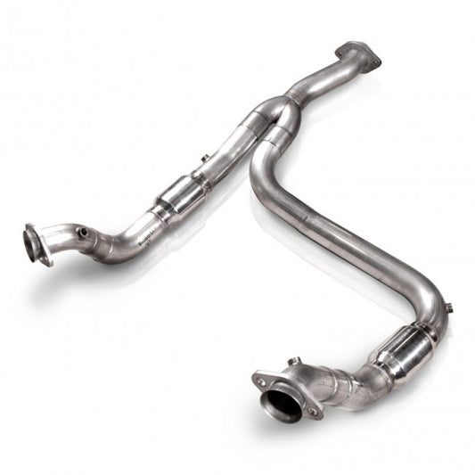 Stainless Works for 2011-2014 F-150 3.5L 3in Downpipe High-Flow Cats Y-Pipe Factory Connect