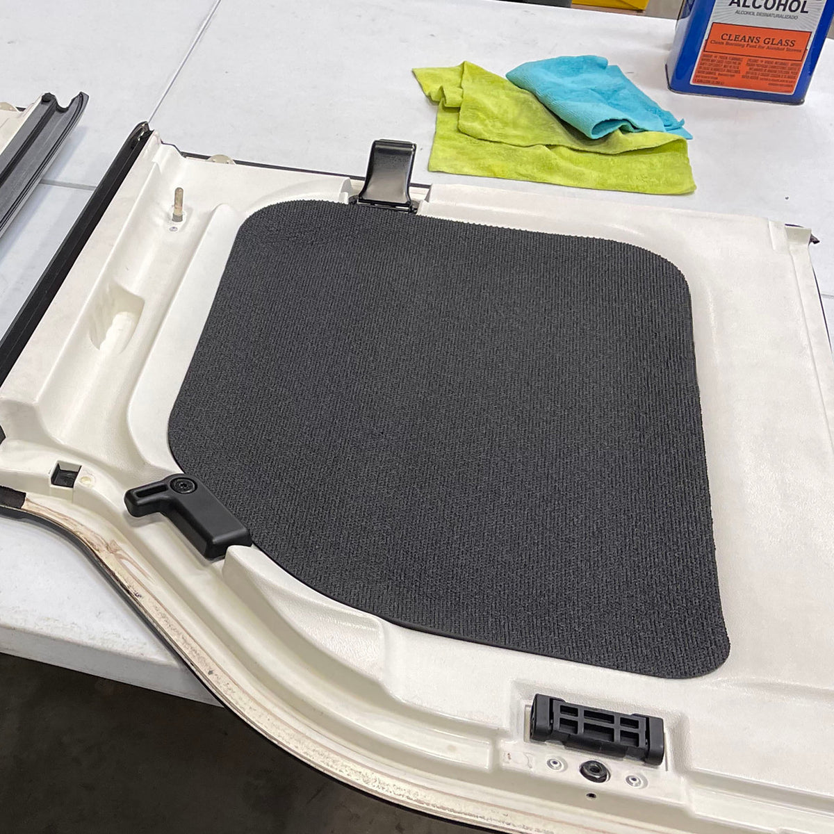 DEI for 2011-2018 Jeep Wrangler JK 2-Door Boom Mat Headliner - 4 Piece - White