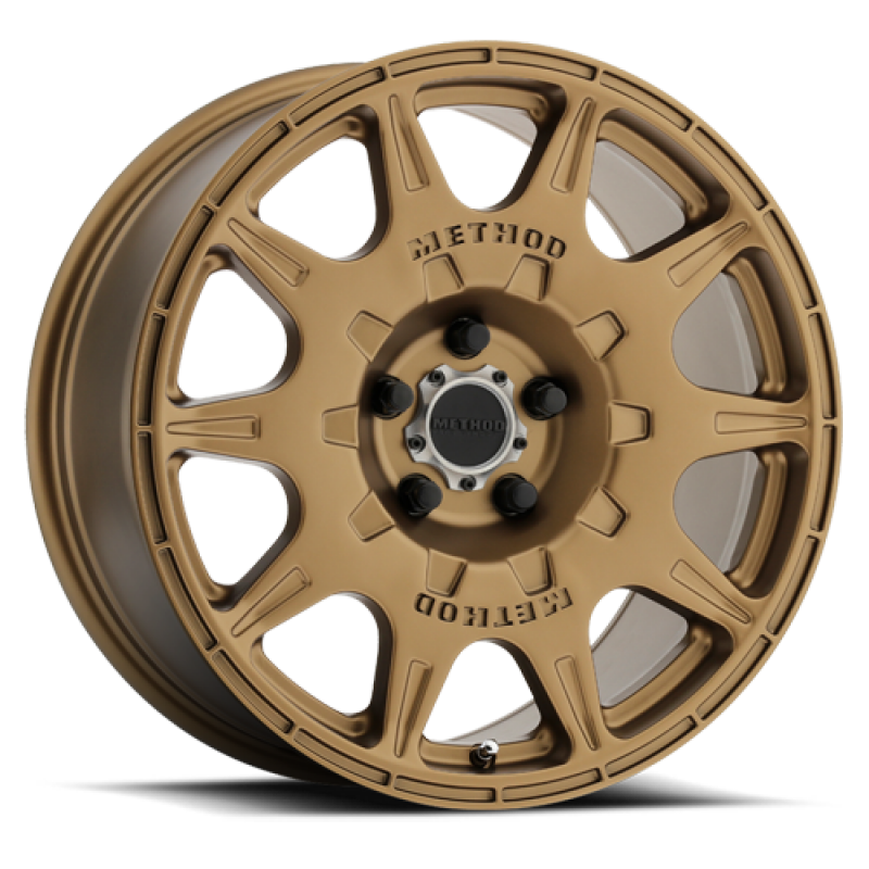 Method MR502 RALLY 17x8 +38mm Offset 5x4.5 67.1mm CB Method Bronze Wheel
