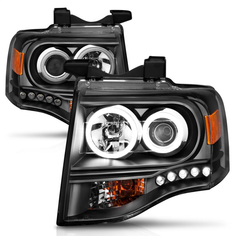 ANZO 2007-2014 Ford Expedition LED Projector Headlights
