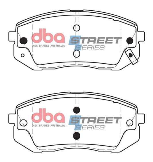 DBA 15-19 Hyundai Sonata (320mm Front Rotor Excl Hybrid) Street Series Front Brake Pads