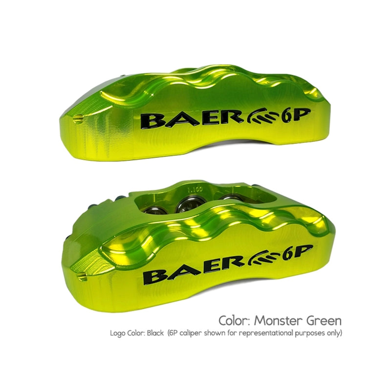 Baer Brakes 58-64 Chevrolet Biscayne 14in Pro+ Rear SDZ Brake Kit - Monster Green