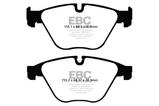 EBC 10+ BMW 535i 3.0 Turbo (F10) Redstuff Front Brake Pads DP32103C