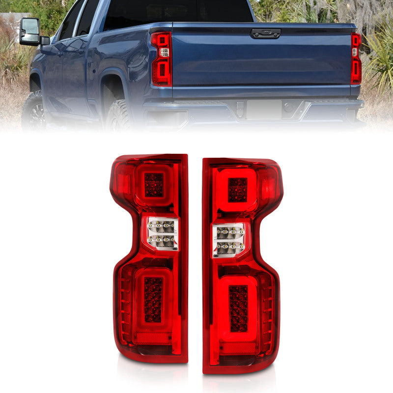 ANZO 2019-2026 Chevrolet Silverado 1500 LED Taillights