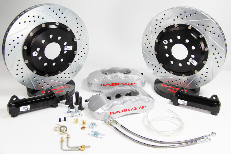 Baer Brakes 1991 GMC Syclone 13in Pro+ Front Brake Kit-Silver-