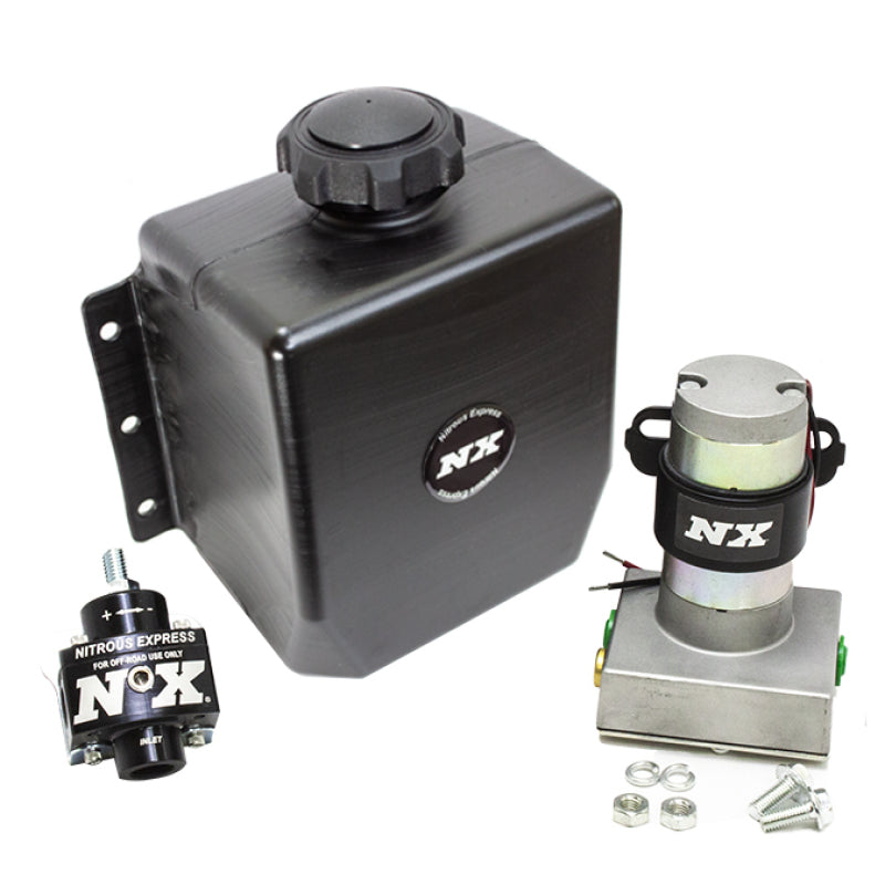 Nitrous Express Stand Alone Fuel Enrichment System w/Fuel Pump/Regulator/3qt