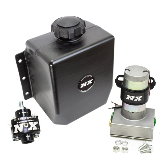 Nitrous Express Stand Alone Fuel Enrichment System with Fuel Pump/Regulator/3qt