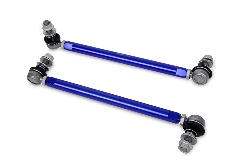 SuperPro Front Sway Bar Link Kit - Heavy Duty Adjustable (320mm-365mm Length, 12mm Studs)